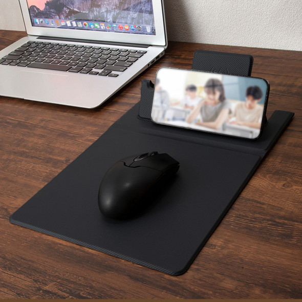Multifunctional Wireless Charging Mouse Pad with Phone Stand