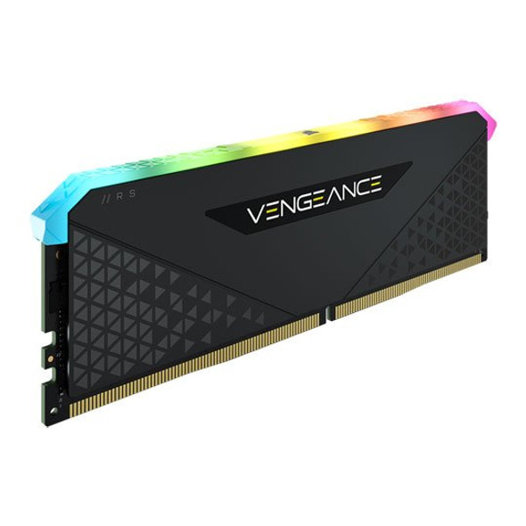 Corsair VENGEANCE® RGB RS 16GB (1 x 16GB) DDR4 DRAM 3200MHz C16 Memory Kit; 16-20-20-38; 1.2V; Black