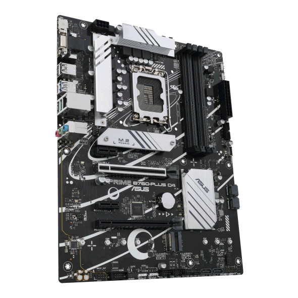 ASUS  PRIME B760-PLUS D4 DDR4 Intel B760 Raptor Lake LGA 1700 ATX Desktop Motherboard