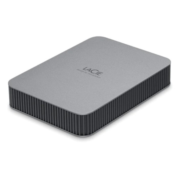 Seagate LaCie 5TB; USB-C; USB 3.1; Aluminum enclosure; Silver