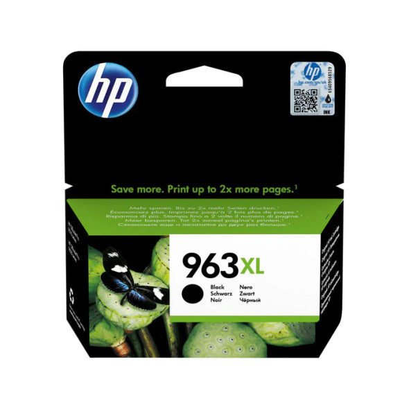 HP 963XL High Yield Black Original Ink Cartridge;2;000 pages