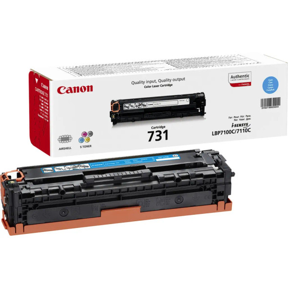 CANON 731 CYAN TONER - 1500 pages @ 5%