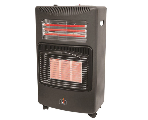 ALVA Gas/Electric Heater - Black