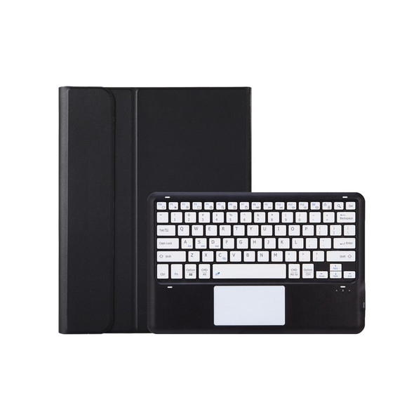 For vivo Pad 2 12.1 inch AV12-A Ultra-thin Split Bluetooth Keyboard Leatherette Tablet Case with Touchpad(Black+White)