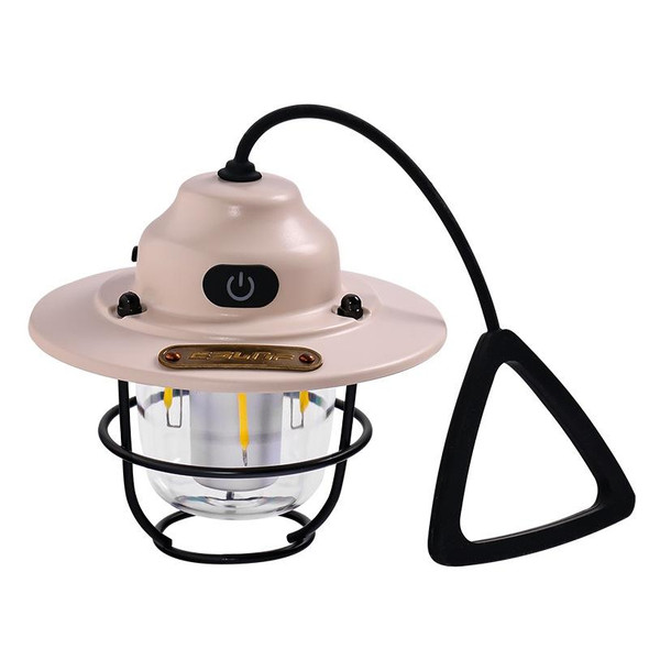 Outdoor Lighting Camping Light USB Rechargeable Horse Lantern(Apricot)