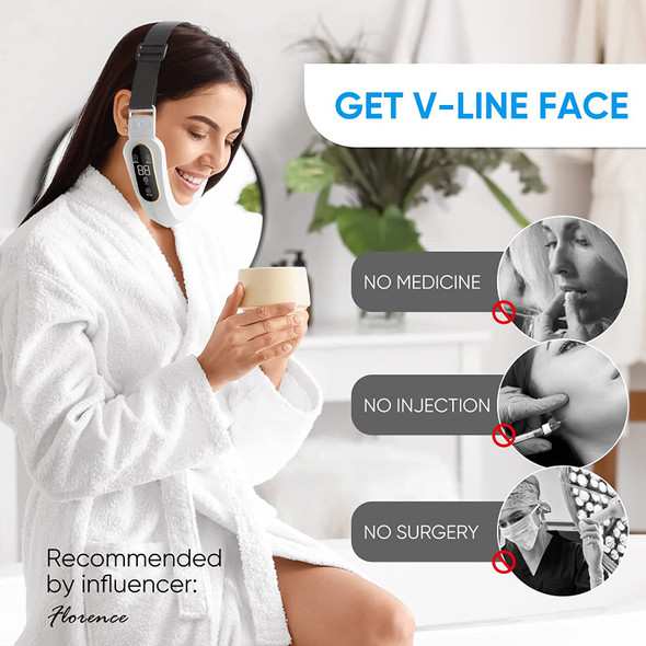 Electric Facial & Chin Lift Massager with Heat & Vibration