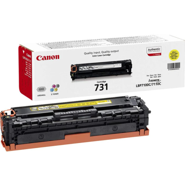 Canon 731 Y Yellow Toner Cartridge