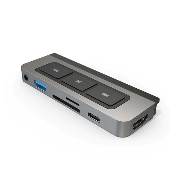 Hyper Hyperdrive Media 6-In-1 Usb-C Hub For Ipad Pro/Air Silver