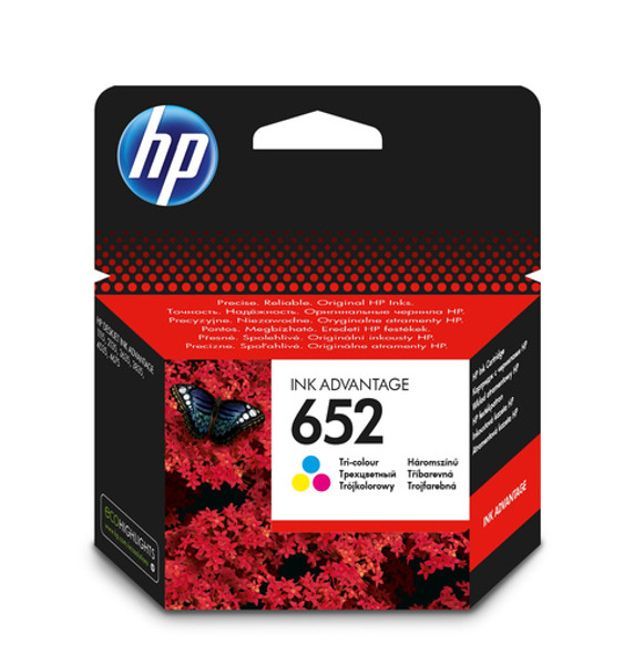 HP 652 TRI COLOUR INK CARTRIDGE - IA 38