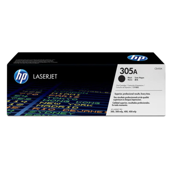 HP 305A Original LaserJet Toner Cartridge - Black