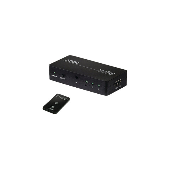 ATEN 3 Port HDMI Switch IR Remote Control