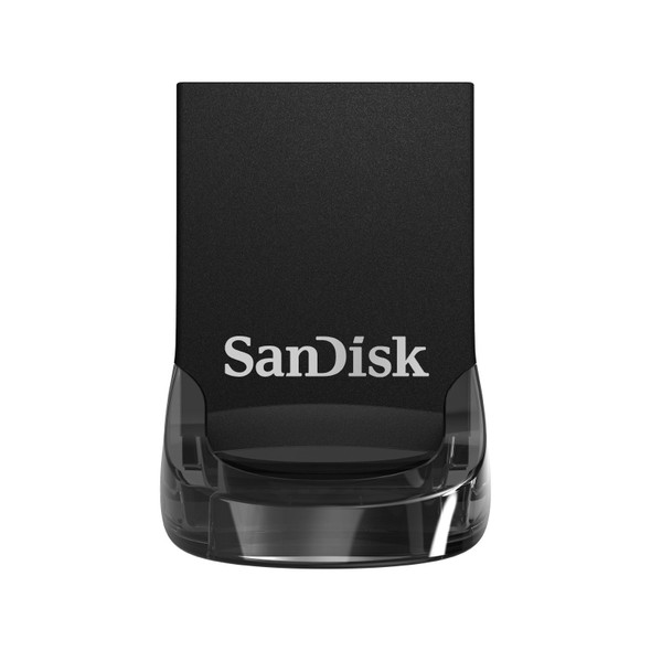 SanDisk Ultra Fit 128GB. USB 3.1 Small Form Factor Plug And Stay HI Speed USB Drive