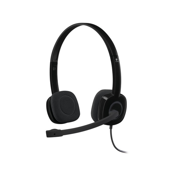 Logitech H151 Wired Stereo Headset, With 3.5MM Audio Jack Connection