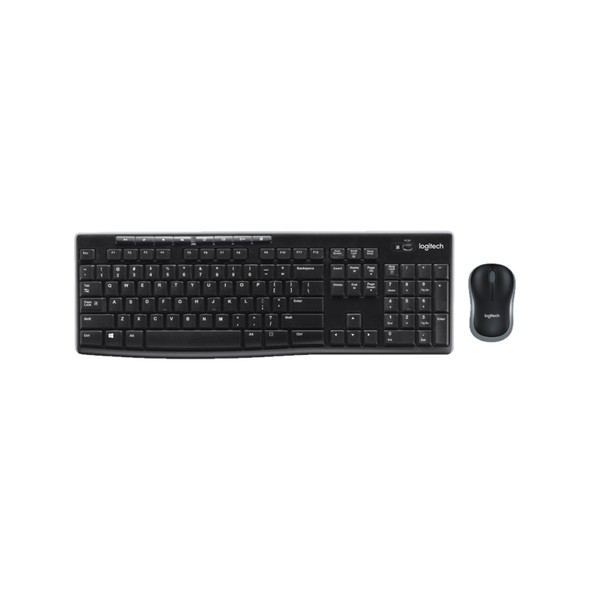 Logitech MK270 Wireless Keyboard And Mouse Combo, Black