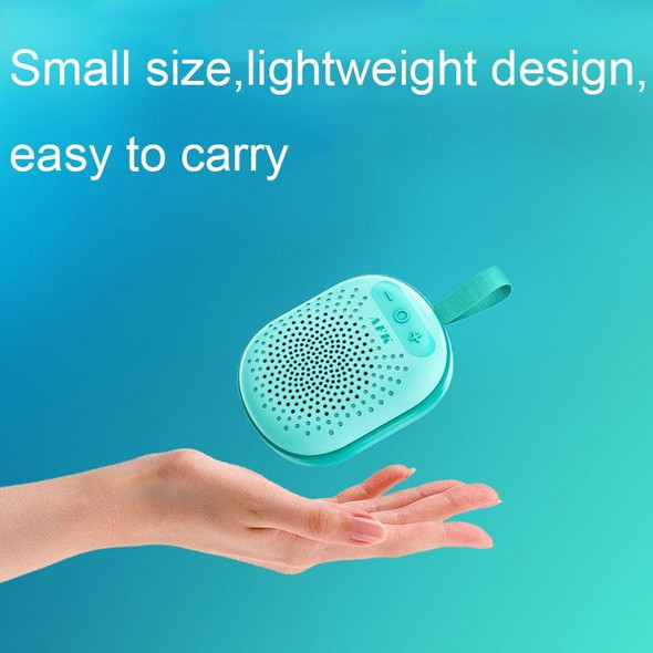 AFK BT-513 TWS Mini Portable RGB Light Bluetooth Speaker 3D Sound Effect Waterproof Bluetooth Audio(Green)