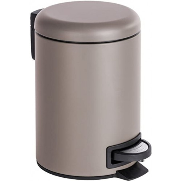 Wenko Pedal Bin 3L - Leman Range - Matte Taupe