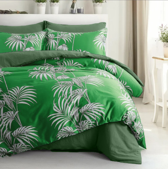 Tropical Microfibre Duvet Cover Set - Soft, Comfy & Lightweight