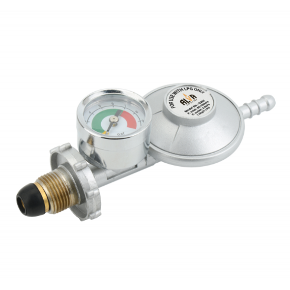 Alva - Bullnose Gas Regulator with Pressure Gauge