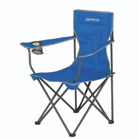 Kookaburra Quad Camp Chair - 120kg- Grey