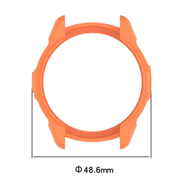 For Garmin Forerunner 265S Armor Hollow Watch Protective Case(Orange)