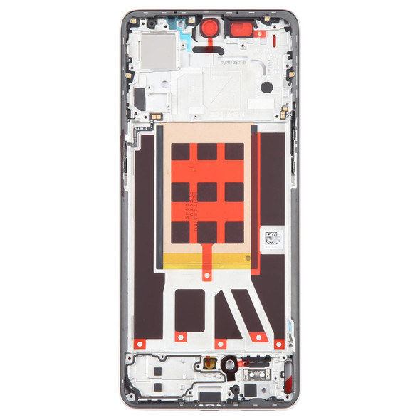 For OPPO Reno9 Original Front Housing LCD Frame Bezel Plate (Gold)