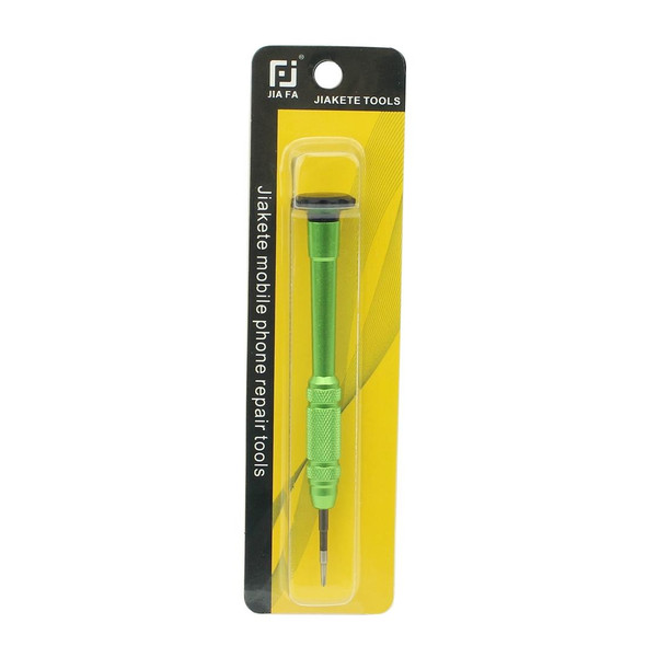 JIAFA JF-609-0.6Y Tri-point 0.6 Repair Screwdriver for iPhone X/ 8/ 8P/ 7/ 7P & Apple Watch(Green)