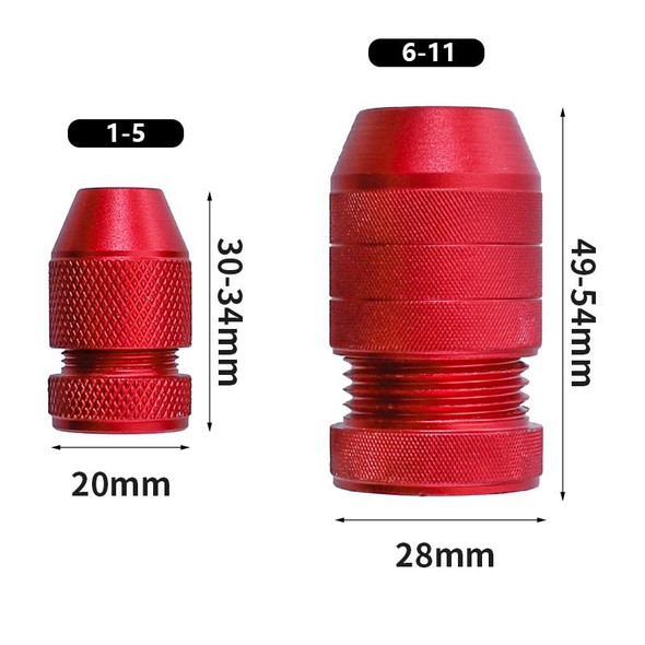 Adjustable Bit Stop Locator Drilling Aid Tool, Model: Type 6-11