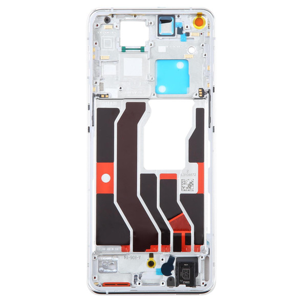 For OPPO Find X3 Pro Original Front Housing LCD Frame Bezel Plate (Silver)