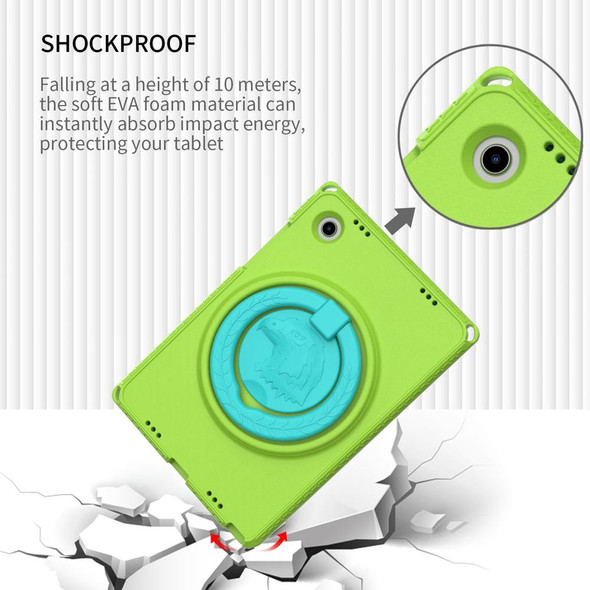 For Samsung Galaxy Tab A8 10.5 2021 EVA + PC Shockproof Tablet Case with Waterproof Frame(Grass Green)