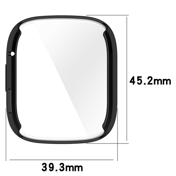 For Redmi Watch 3 TPU Fully Enclosed Watch Protective Case(Transparent)