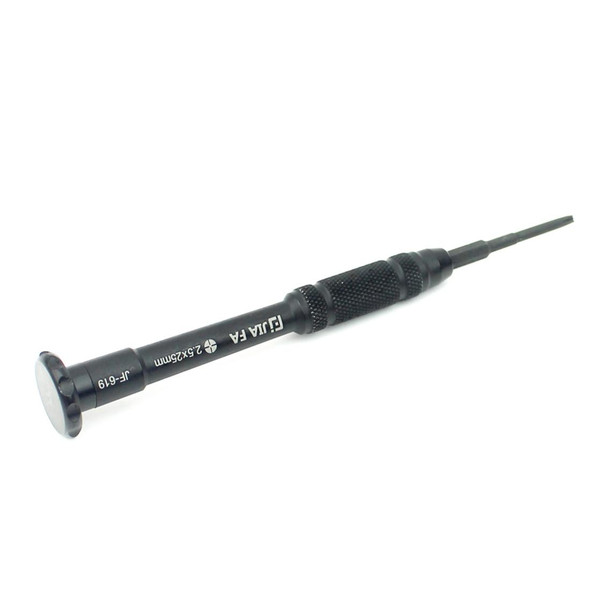 JIAFA JF-619-2.5 Hollow Cross Tip 2.5 x 25mm Repair Middle Bezel Screwdriver for iPhone(Black)