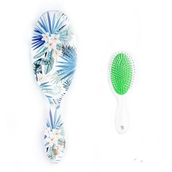 Printed Airbag Comb Massage Comb Hair Comb(Green)