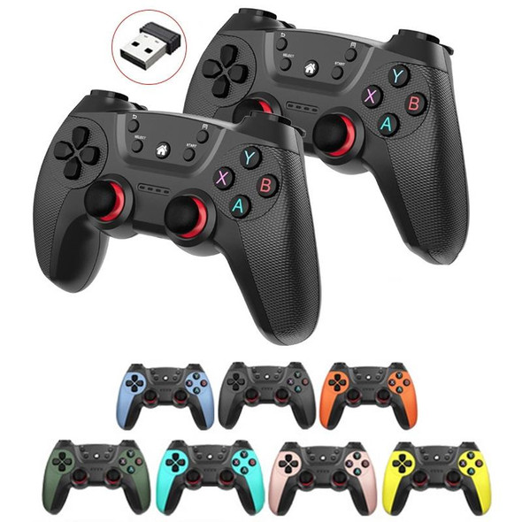 KM-029   2.4G One for Two Doubles Wireless Controller Support PC / Linux / Android / TVbox(Elegant Silver)