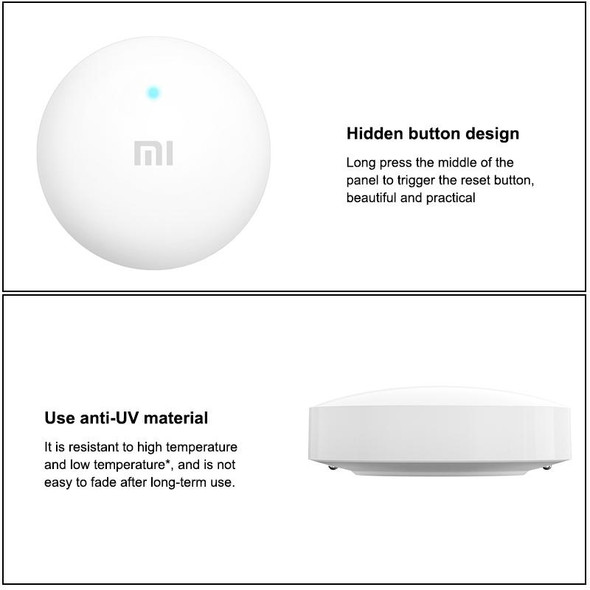 Original Xiaomi Wireless Bluetooth Flood Guard Intelligently Detects Water Leakage Xiaoai Speaker Linkage App to Remotely Remind Smart Home, need to be used with CA1001