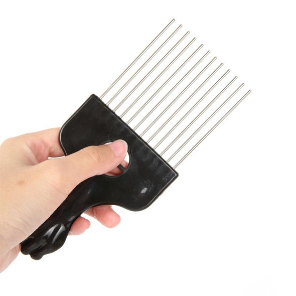 3 PCS Hairdressing Steel Needle Oil Hair Comb Plastic Haircut Pointed Tail Comb, Color Classification: P2021