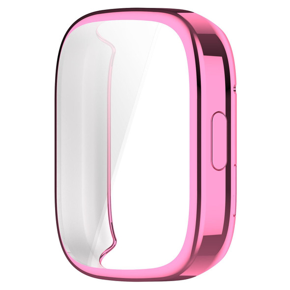 For Redmi Watch 3 Lite TPU Fully Enclosed Watch Protective Case(Pink)