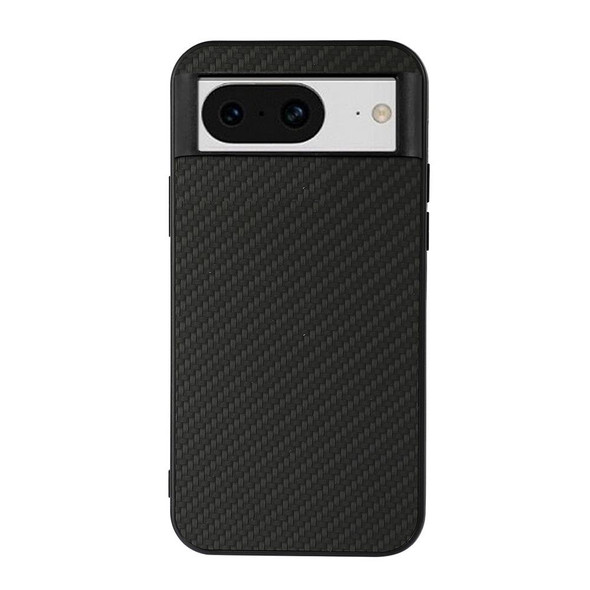 For Google Pixel 8 Carbon Fiber Texture PU Phone Case(Black)