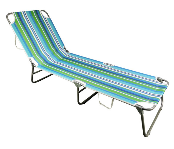 Adjustable Lazy Lounger 110Kg Max Weight, Compact 3-Fold Design