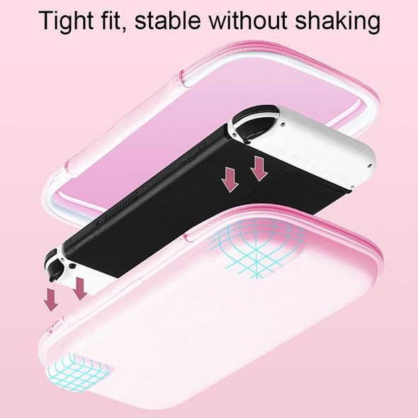 018 for Nintendo Switch/Oled Game Console Waterproof and Anti-fall Storage Bag, Color: Pink