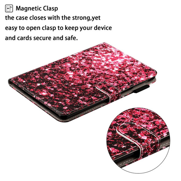 For Galaxy Tab A 8.0 (2019) T290 Cross Texture Painted Horizontal  Leatherette Case with Sleep / Wake-up Function & Card Slot & Holder & Wallet(Debris)