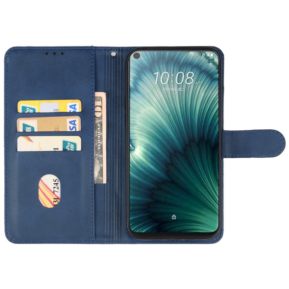 For HTC U23 Pro Leatherette Phone Case(Blue)