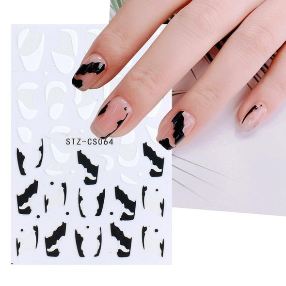 10pcs French Style Manicure Sticker Pop Stripe Line Nail Sticker(Stz-CS064)