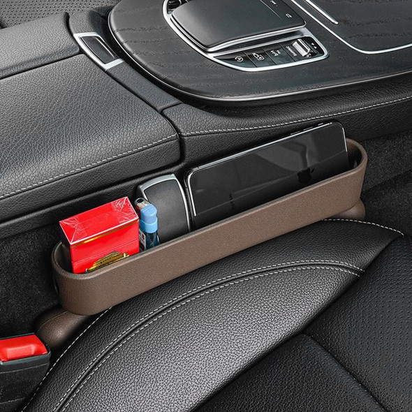 Car Gap Storage Box Multifunctional Car Seat Crevice Storage Box, Specification: 1 Pair (Black)