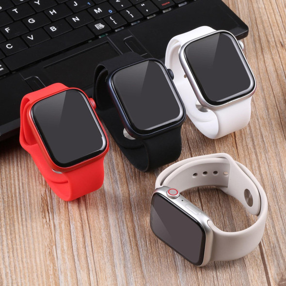 For Apple Watch Series 8 41mm Black Screen Non-Working Fake Dummy Display Model(Red)