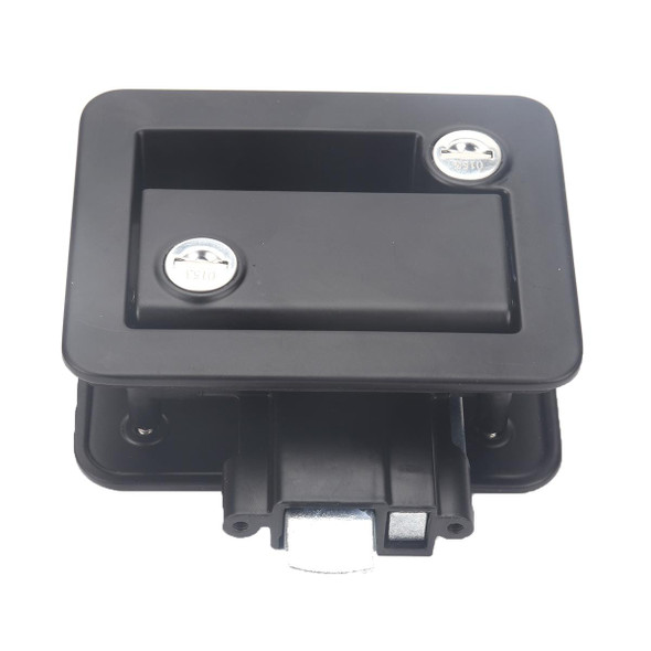 A5981-03 Black RV Paddle Entry Door Lock Latch