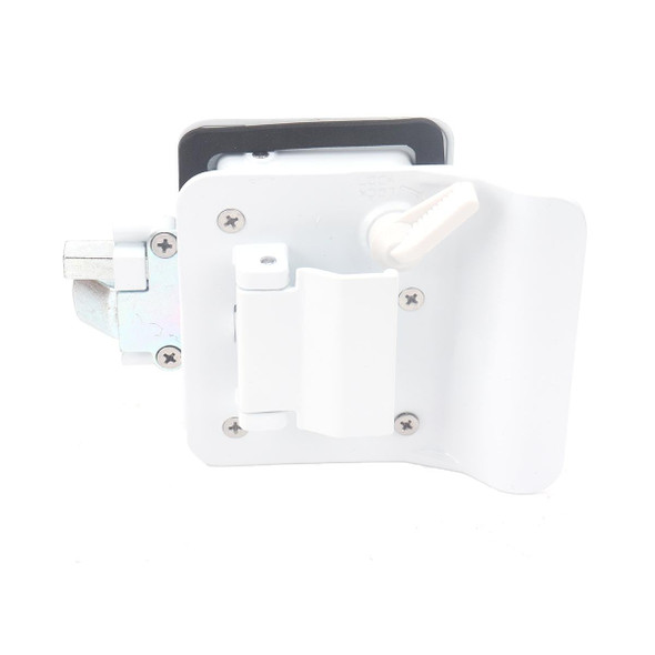 A5981-02 White RV Paddle Entry Door Lock Latch