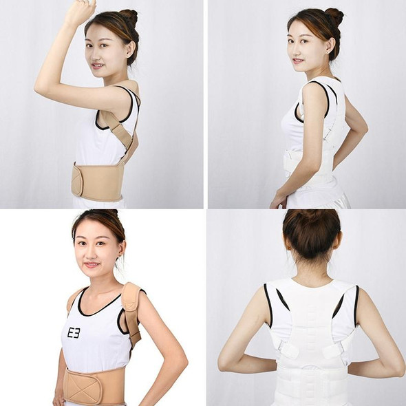 Adult Back Posture Correction Belt Kyphosis Correction Body Restraint Belt, Specification: XL(Black)