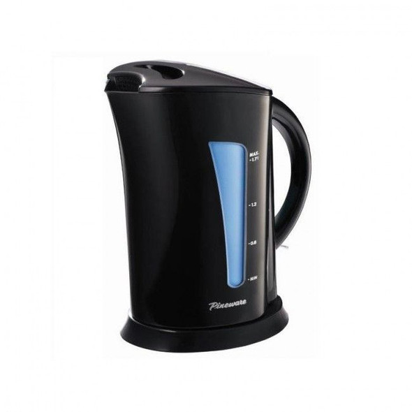 Pineware Black Cordless Kettle