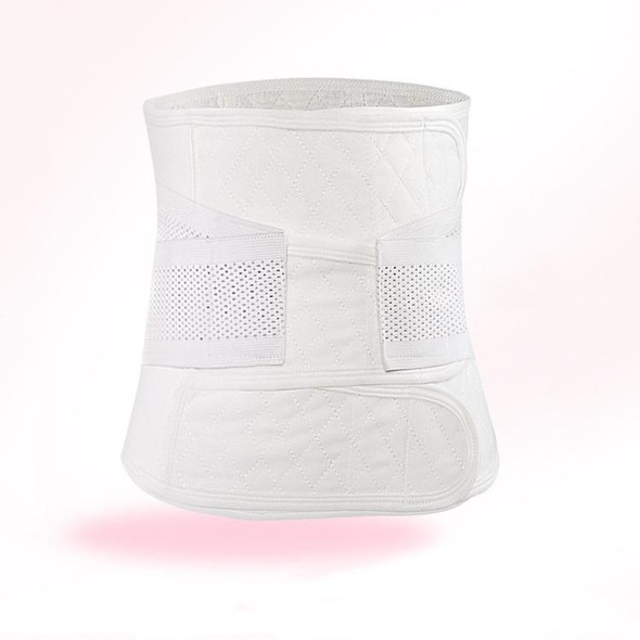 Cotton Gauze Postpartum Abdomen Belt Caesarean Section Normal Delivery Waist Belt Restraint Belt, Size: XXL(3202 White)