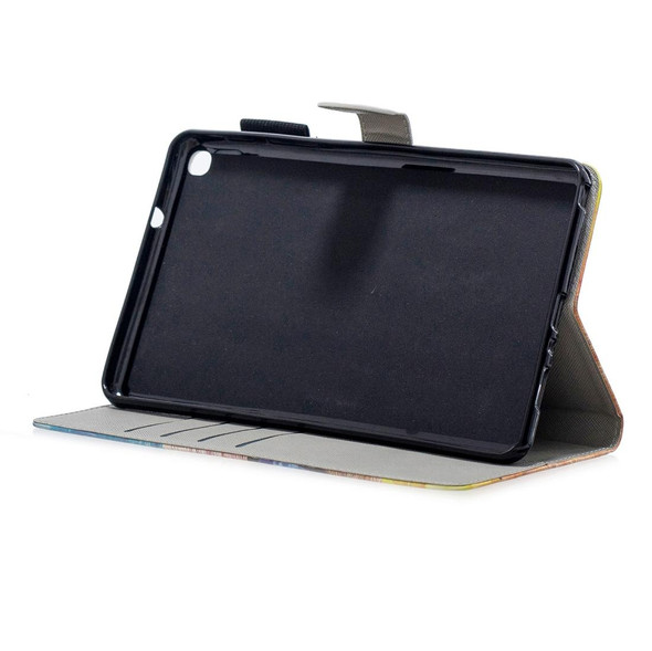 3D Horizontal Flip Leatherette Case with Holder & Card Slots For  Galaxy Tab A 8 (2019)(Undersea Cat)